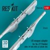 RESKIT RS48-0604 US weapon adapter for Su-27 Flanker (2 pcs) (GBU-39 SDB, GBU-62 (JDAM-ER)) (3D Printed) (1/48)